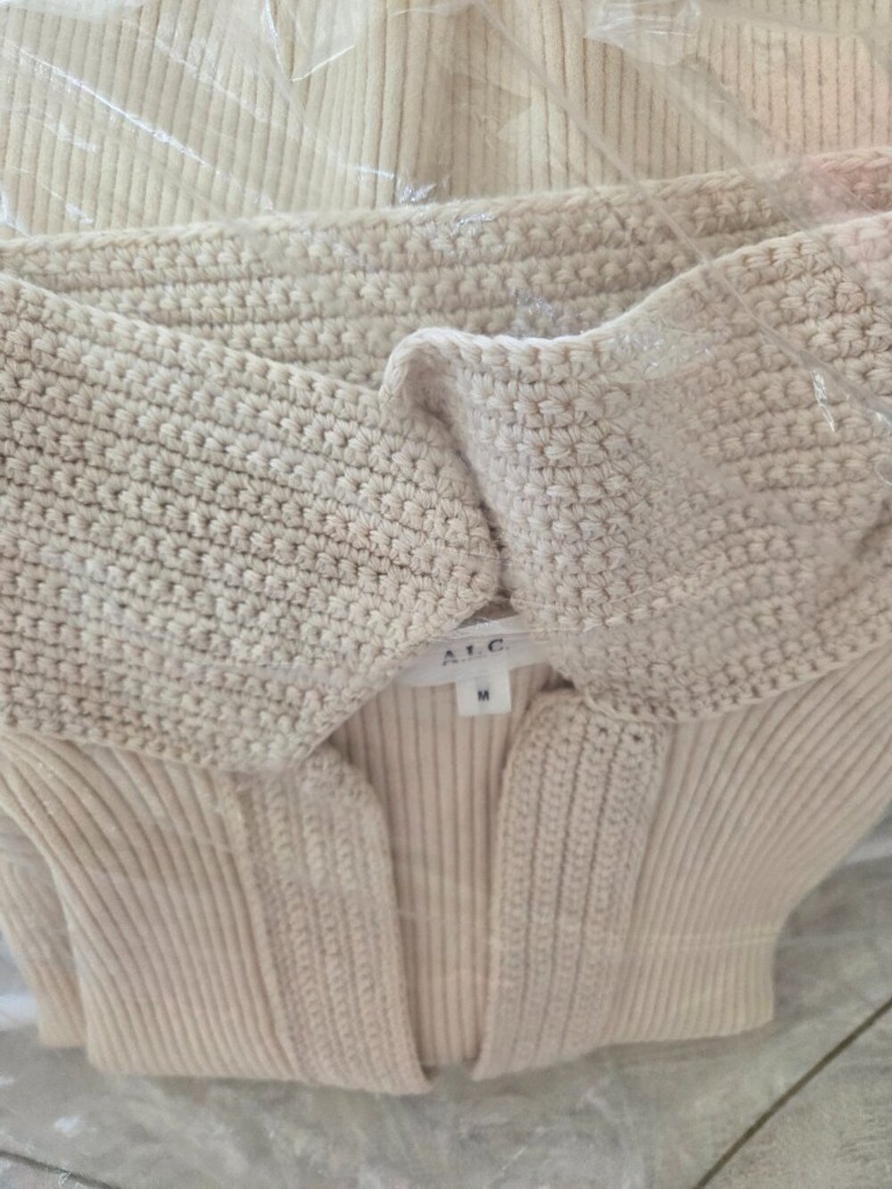 ALC knit short sleeve top sz M